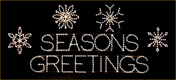 Seasons Greetings Snowflakes
