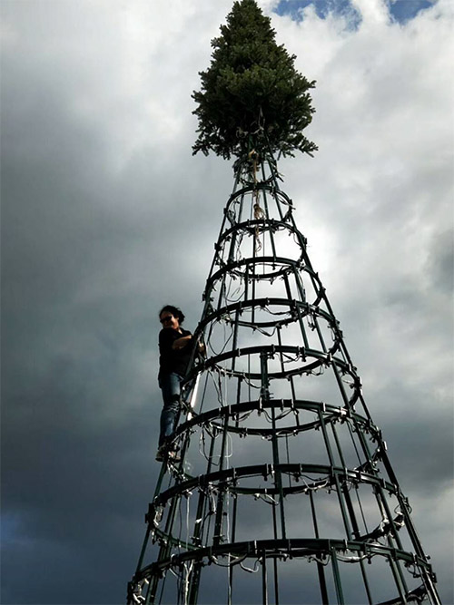 Paramount Christmas Tree - Frame Structure