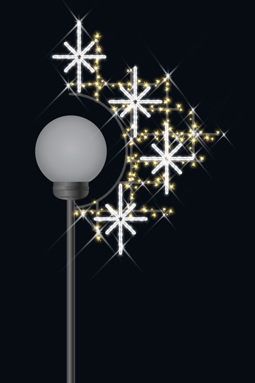 Designer Series - Pole Mount Decorations - Sparkle 2 Designer Series - Pole Mount Decorations - Sparkle 2