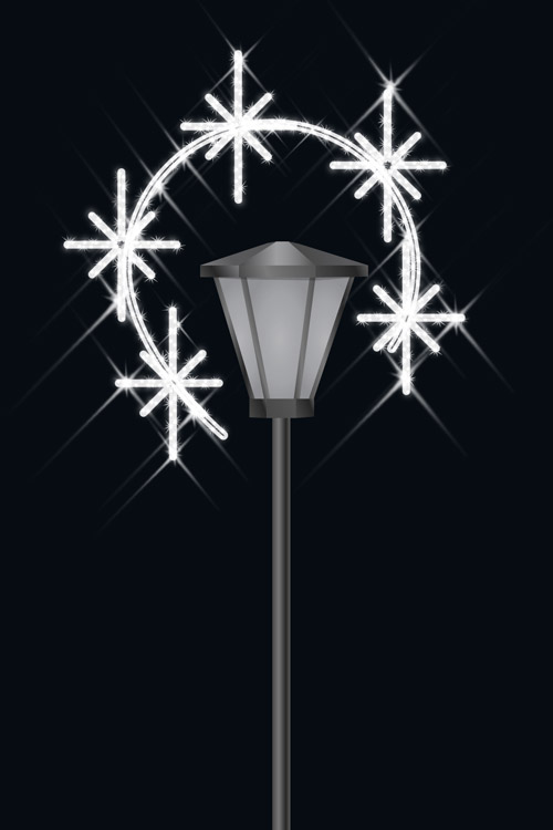Designer Series - Pole Mount Decorations - Twinkle Designer Series - Pole Mount Decorations - Twinkle
