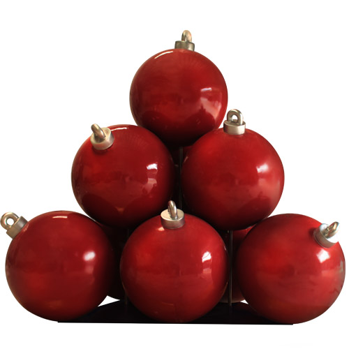 Christmas Decorations - Fiberglass - Stacked Christmas Balls