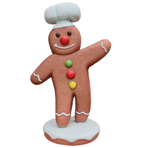 Christmas Decorations - Fiberglass - Gingerbreadman