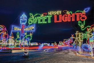 Commercial outdoor shop christmas decorations