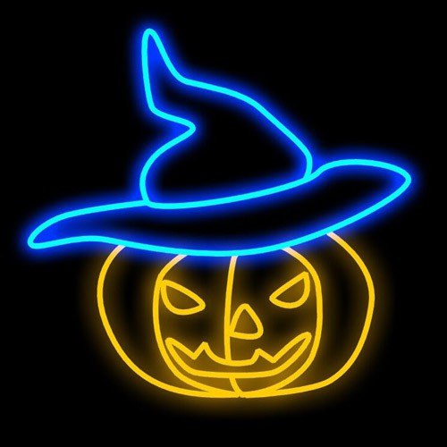 Halloween Lighting Decoration - Pumpkin with Cap