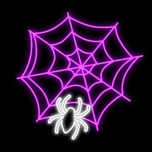 Halloween Lighting Decoration - Spider Web