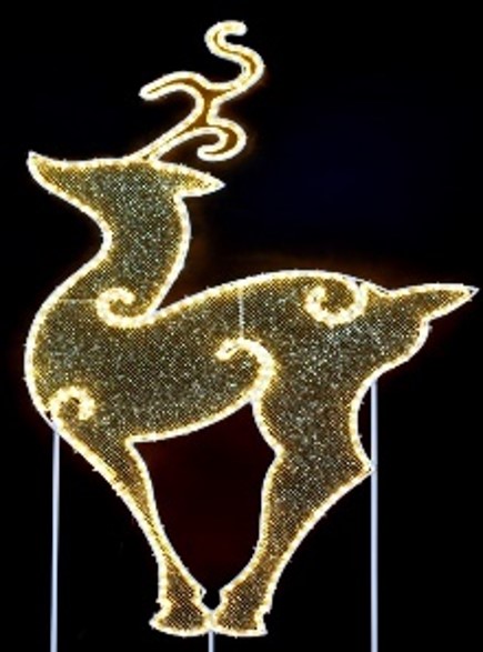 6 Gold Regal Deer - RKRDGM-6 6 Gold Regal Deer - RKRDGM-6