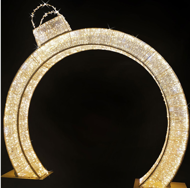 Gold-Lighted-Walk-Thru-Ornament-Arch-TDL-16WTOG