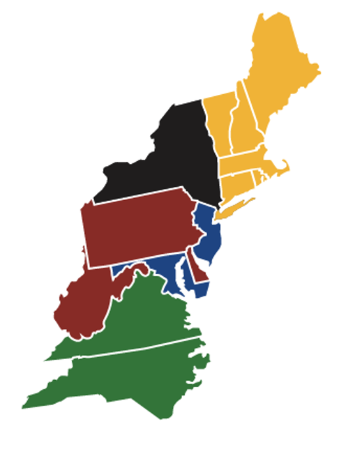 northeast sales territory map
