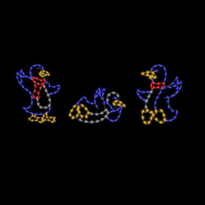 Three Tiny Penguins Animated