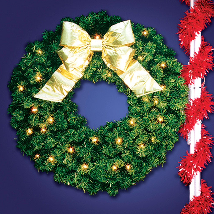 Pole Mounted Outdoor Christmas Decoration Displays