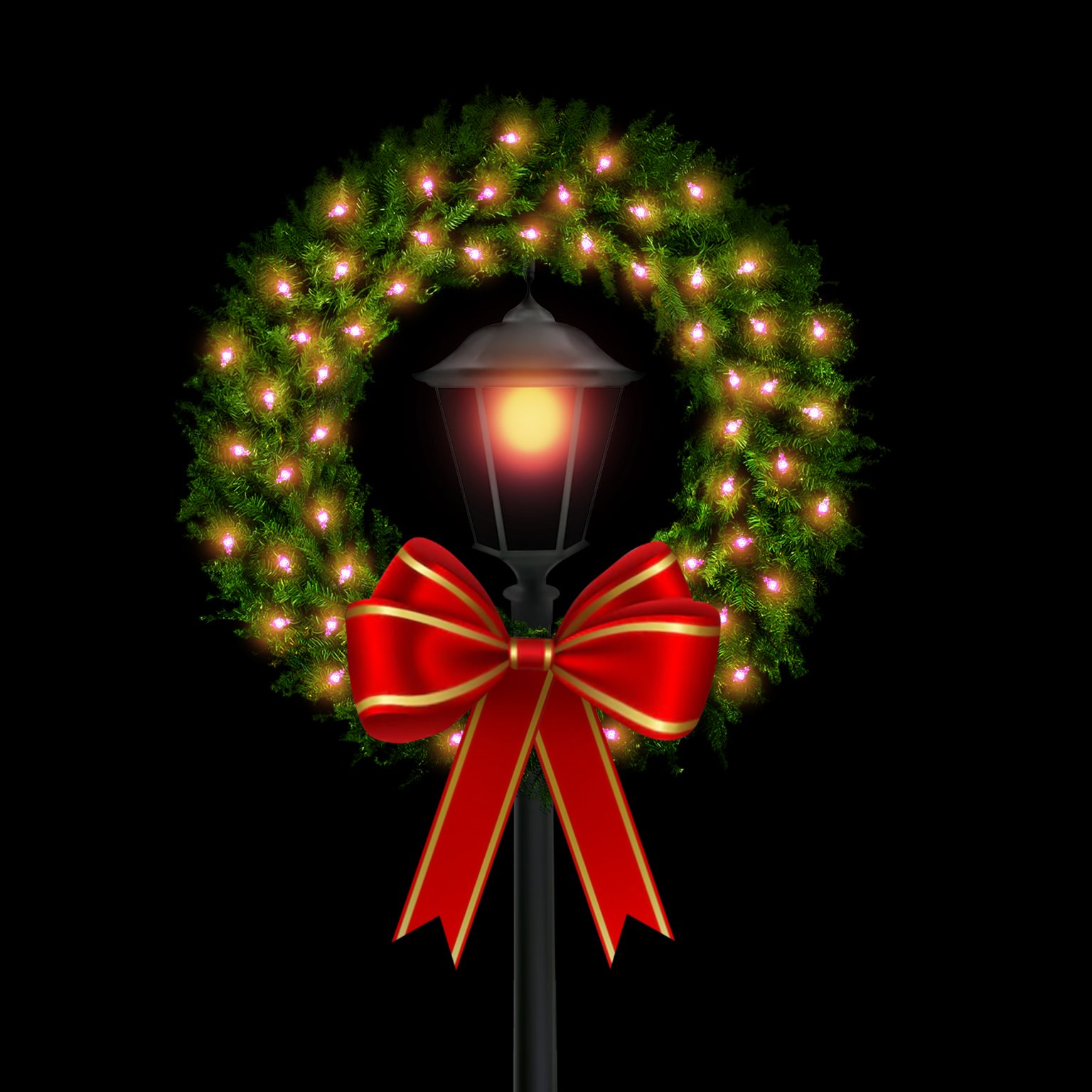 Commercial Street Lamp Post Lights & Decorations