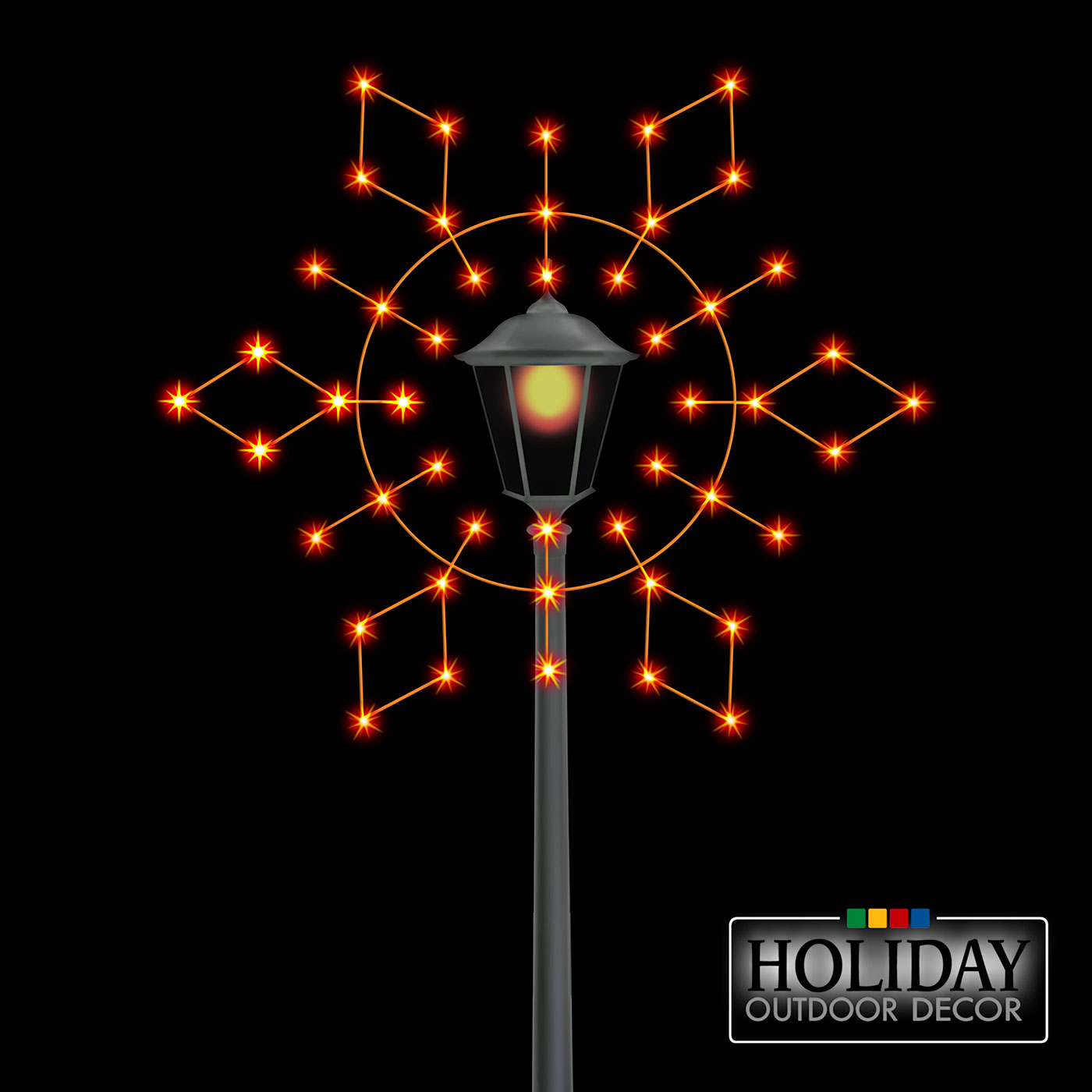 Commercial Street Lamp Post Lights & Decorations