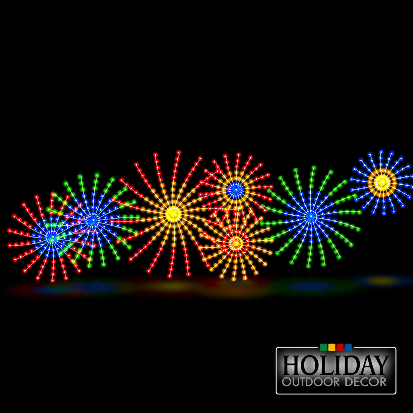 Animated Fireworks Display