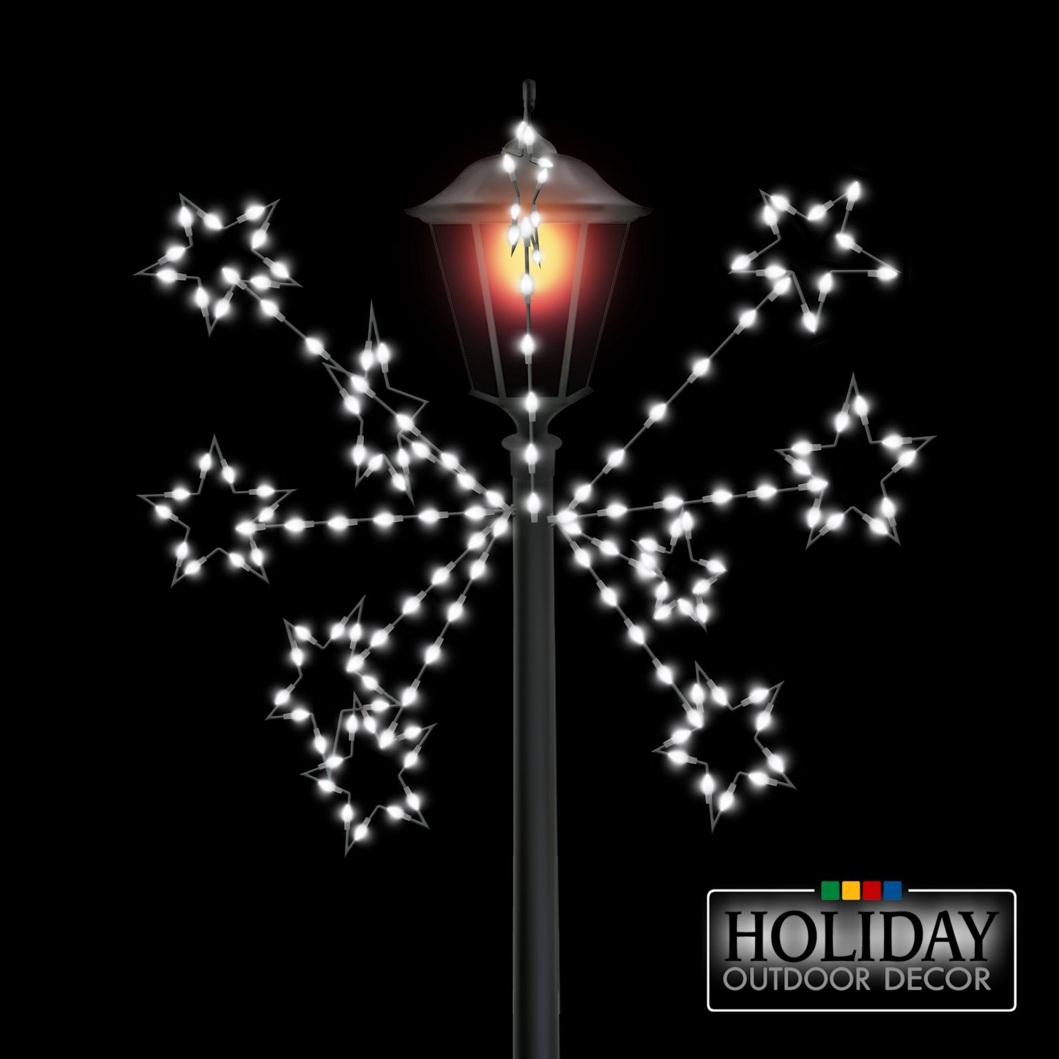 Commercial Street Lamp Post Lights & Decorations