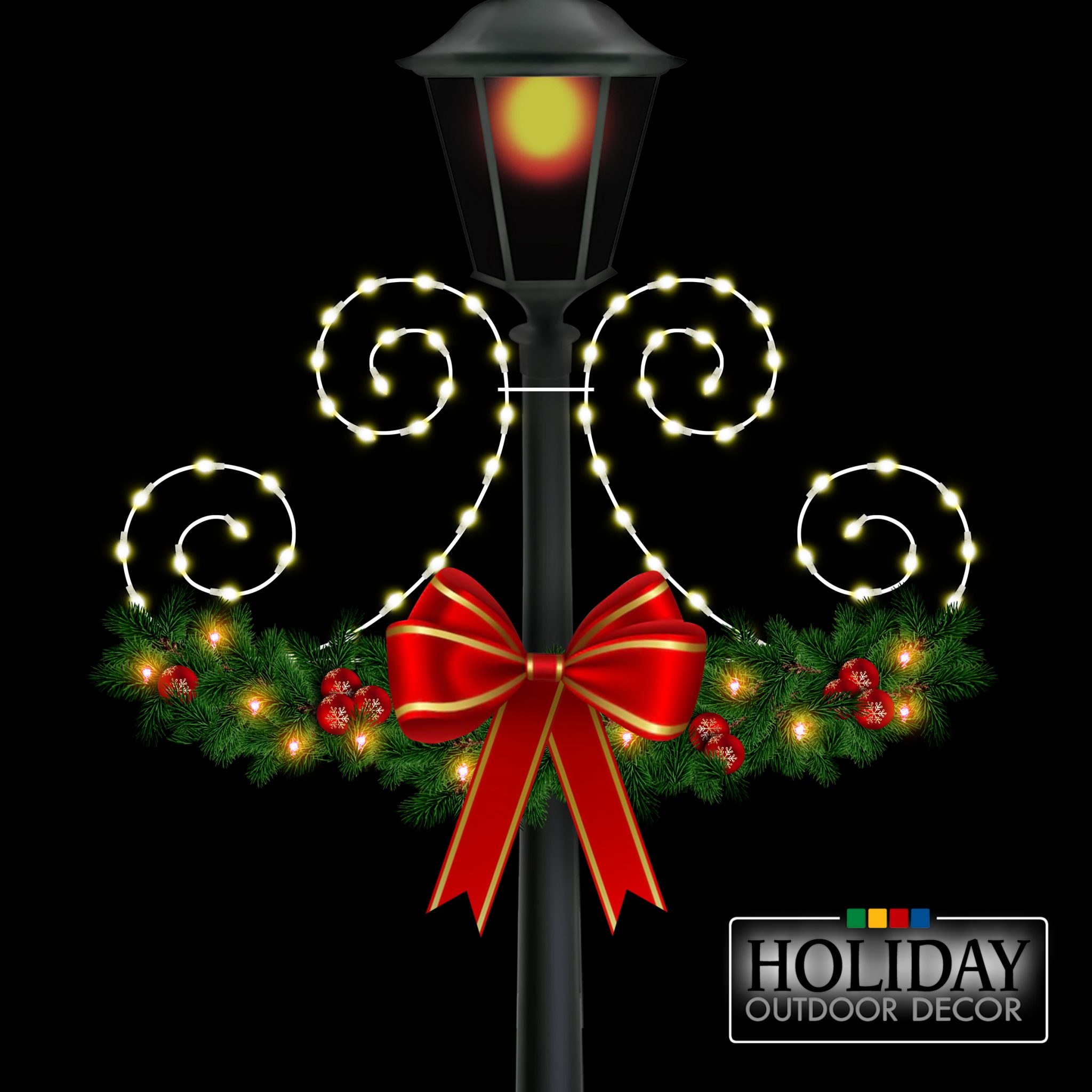 Commercial Street Lamp Post Lights & Decorations