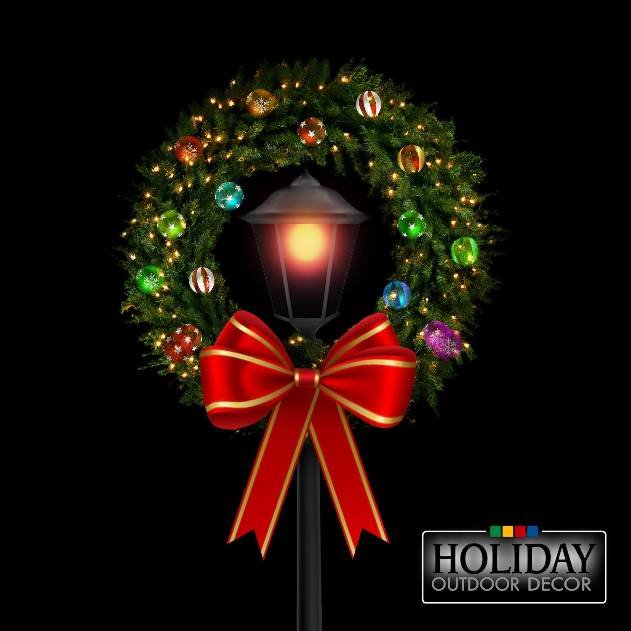 Commercial Street Lamp Post Lights & Decorations