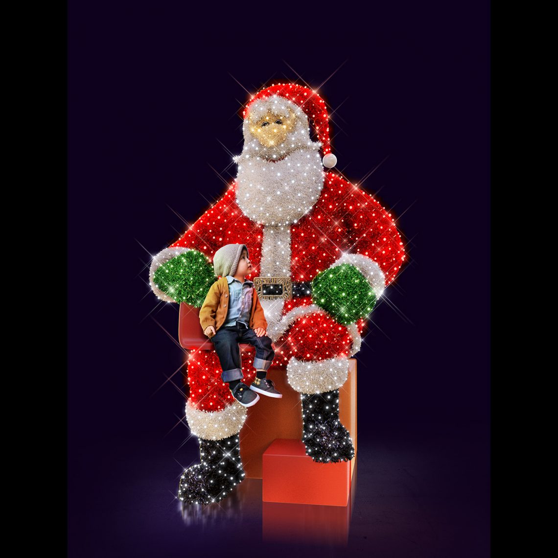Amazing Mister Santa Ground Display | Holiday Outdoor Decor