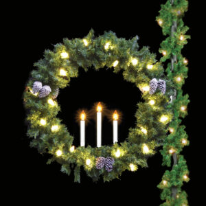 Candle Wreath Pole Mount