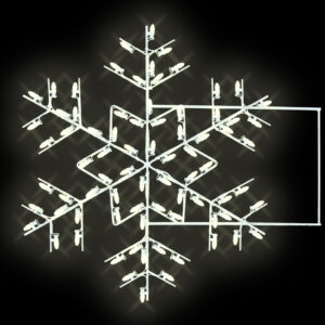 Winterfest Forked Snowflake Ground Mount