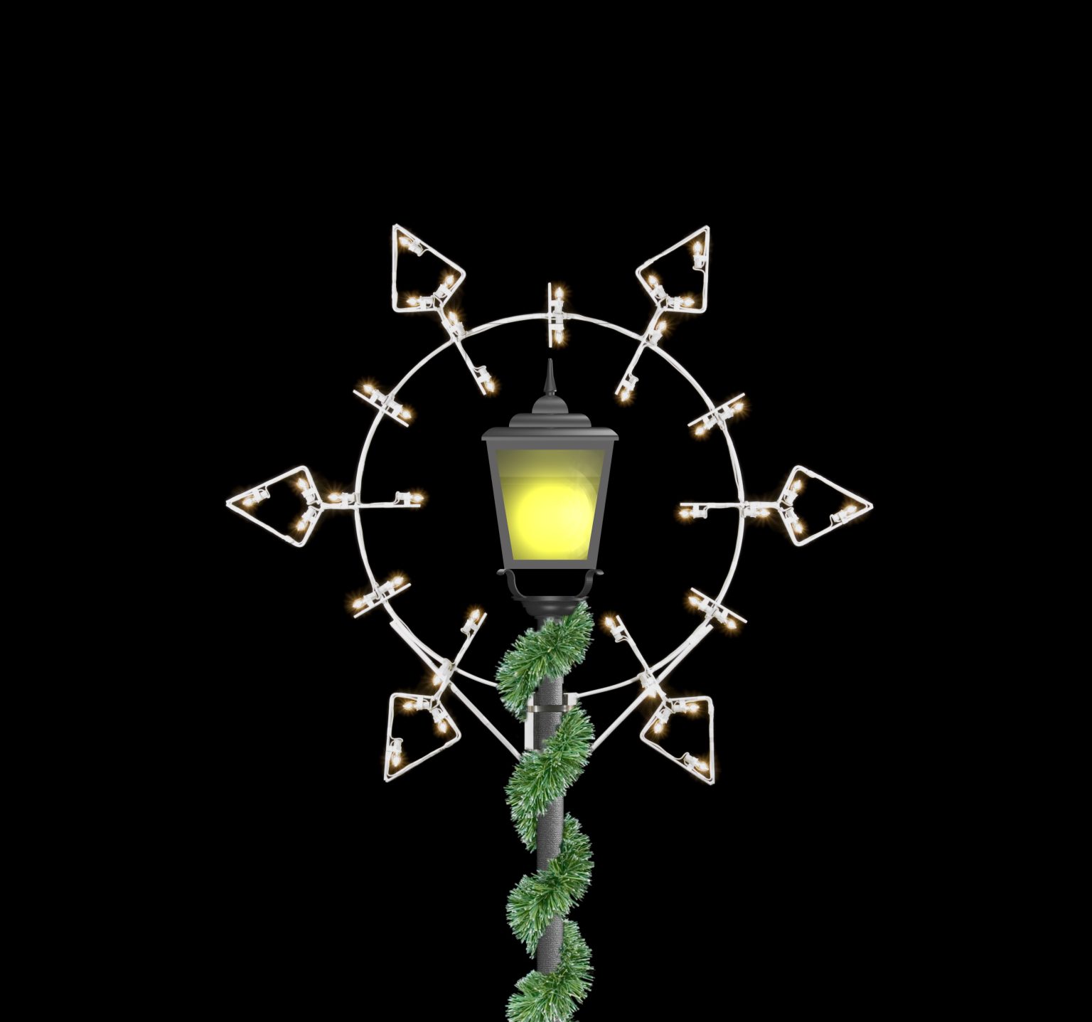 Winterfest Diamond Topper Holiday Outdoor Decor