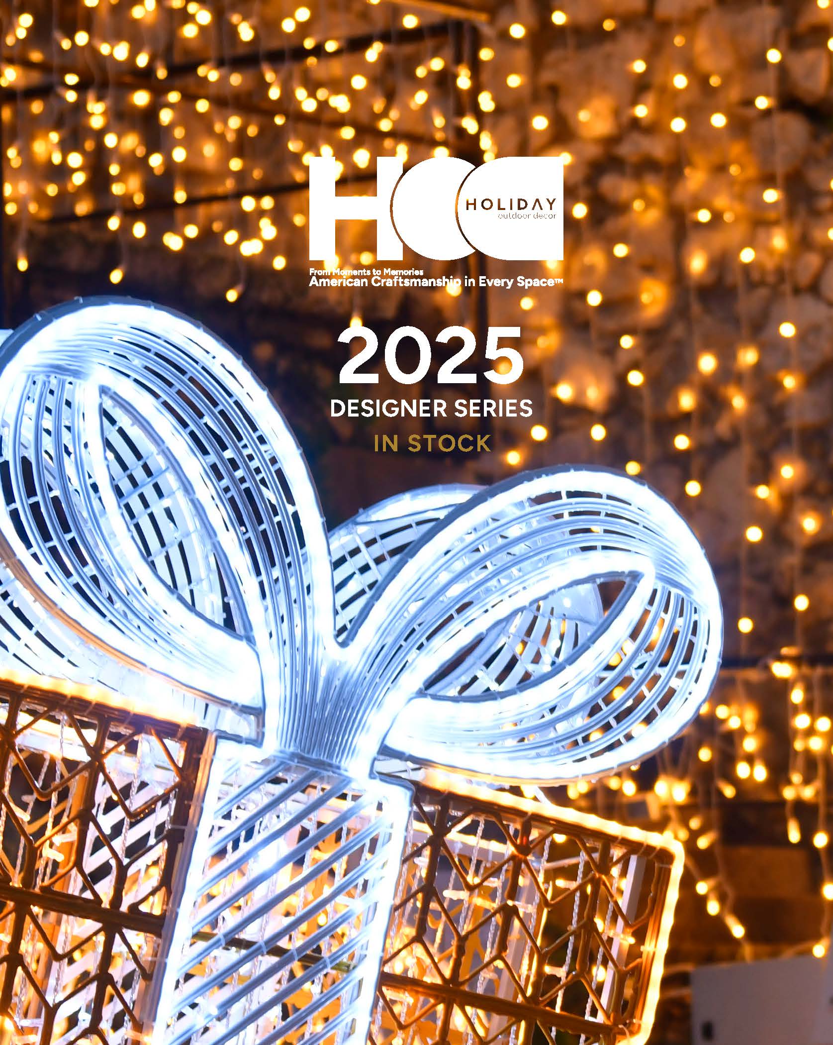 Cover of Holiday Outdoor Decor 2025 Designer Series catalog