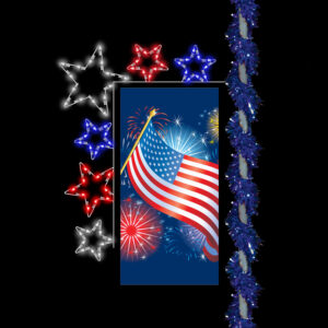 Banner Enhancer with Patriotic Stars