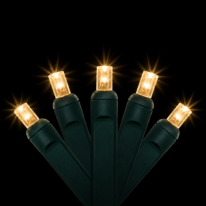 LED Wide Angle Mini Light Set - 50 lights (Multiple Colors)